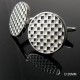 Boutons de manchettes Rond damier