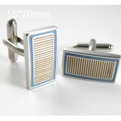 Boutons de manchettes Carré grille