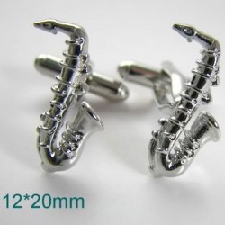 Boutons de manchettes Saxophone