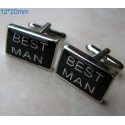 Boutons de manchettes Best man