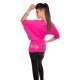 T-shirt ample / Fuchsia