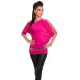 T-shirt ample / Fuchsia